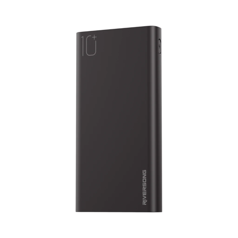 Riversong Rise10 10,000mAh 2.4A Fast Charging Power Bank | Black | view 1